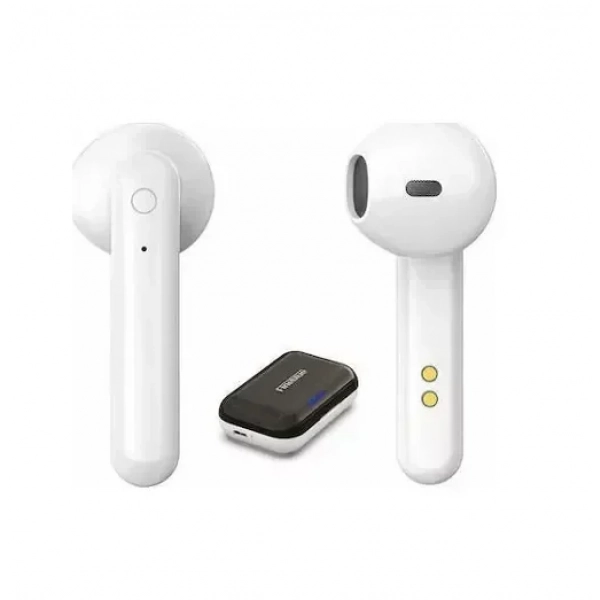 Fineblue Flypods J10 White & Black Case Earbud Bluetooth Handsfree Λευκό