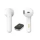 Fineblue Flypods J10 White & Black Case Earbud Bluetooth Handsfree Λευκό