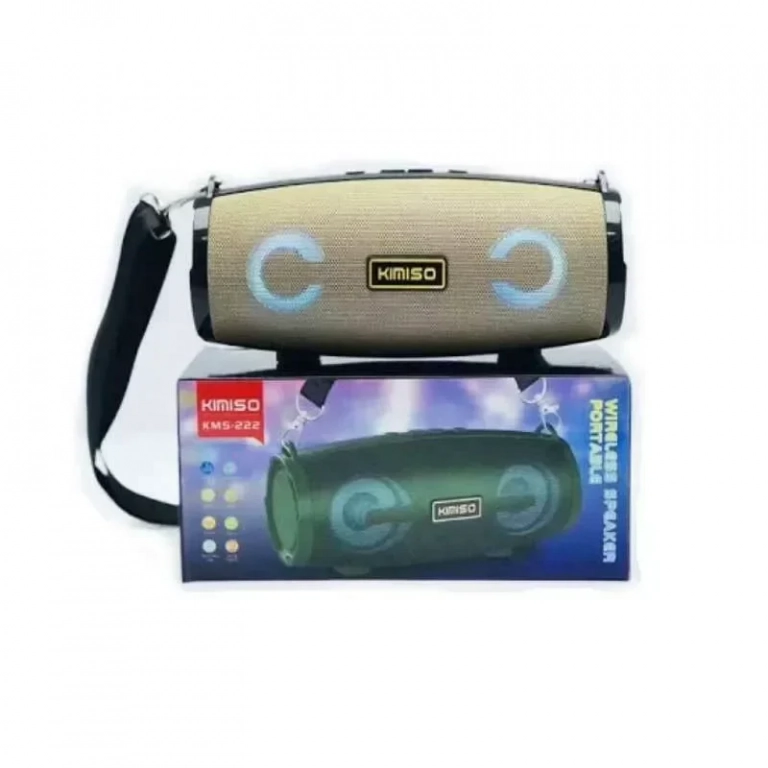 Kimiso KMS-222 Ηχείο Bluetooth 6W με 3 ώρες Λειτουργίας Gold