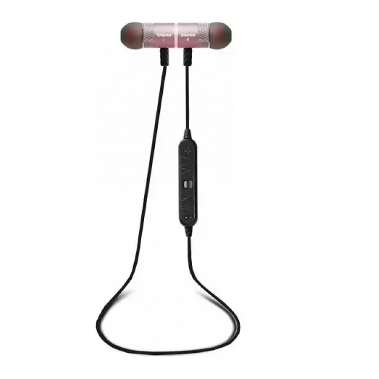 Ipipoo iL82BL In-ear Bluetooth Handsfree Ροζ Χρυσό