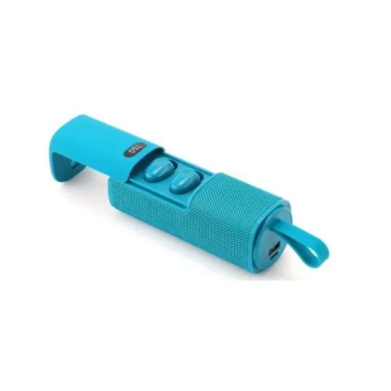T&G TG807 Ηχείο Bluetooth 5W με 10 ώρες Λειτουργίας Light Blue