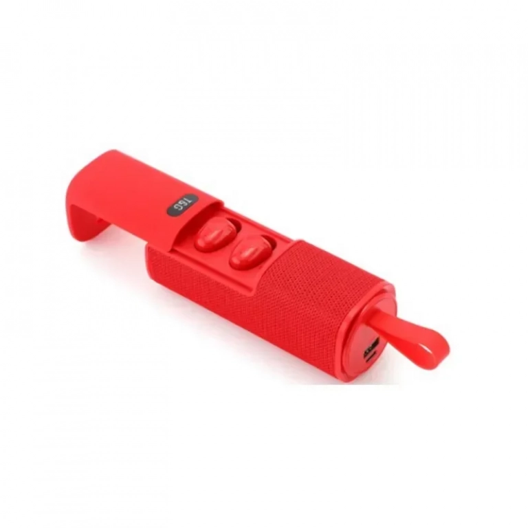 T&G TG807 Ηχείο Bluetooth 5W με 10 ώρες Λειτουργίας Red
