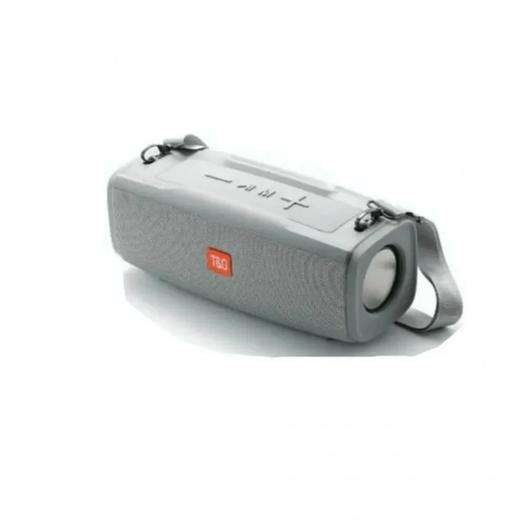 T&G TG-624 Ηχείο Bluetooth 10W με Ραδιόφωνο και 10 ώρες Λειτουργίας Γκρι
