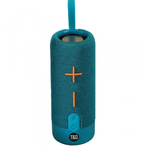 T&G TG-619 Ηχείο Bluetooth 10W με Ραδιόφωνο και 2 ώρες Λειτουργίας Light Blue