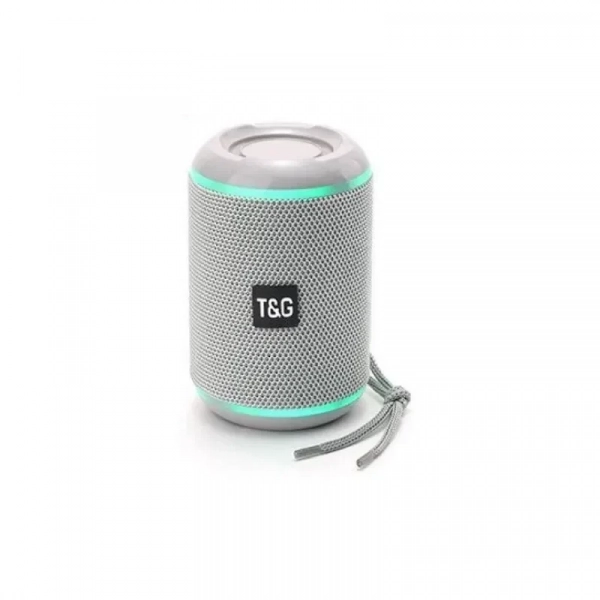 T&G TG-291 Ηχείο Bluetooth με Ραδιόφωνο και 4 ώρες Λειτουργίας Light Grey