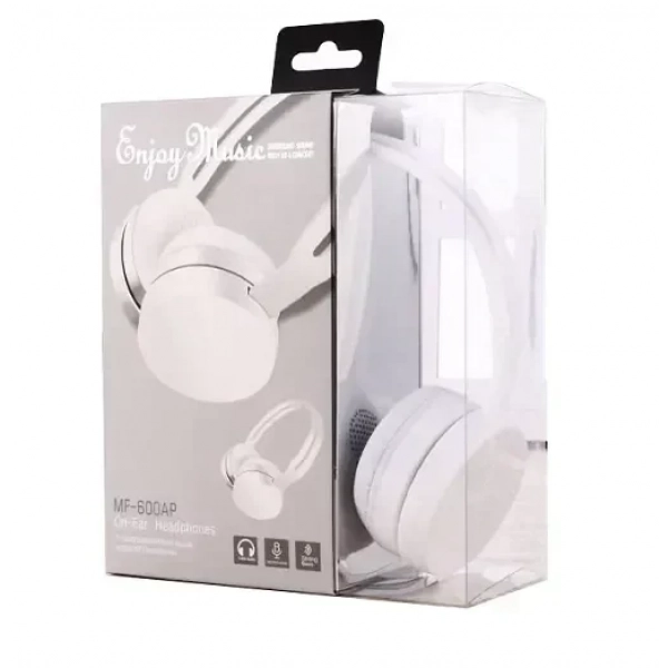 MF600AP Ενσύρματα On Ear Ακουστικά Λευκά