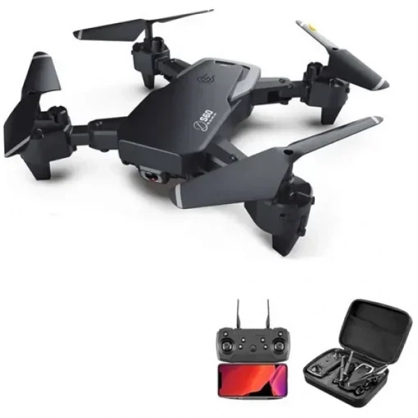 S60 Drone 4K HD Wide Angle Dual Camera WiFi FPV RC Foldable Pro Quadcopter