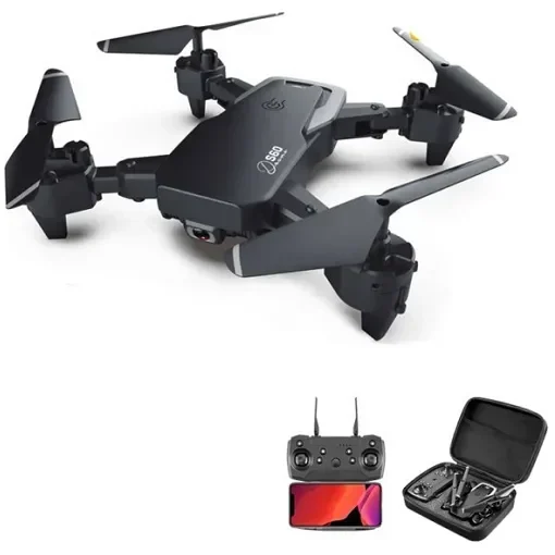S60 Drone 4K Hd Wide Angle Dual Camera Wifi Fpv Rc Foldable Pro Quadcopter