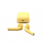 SPM i12 Earbud Bluetooth Handsfree Κίτρινο