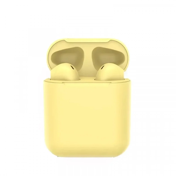 SPM i12 Earbud Bluetooth Handsfree Κίτρινο