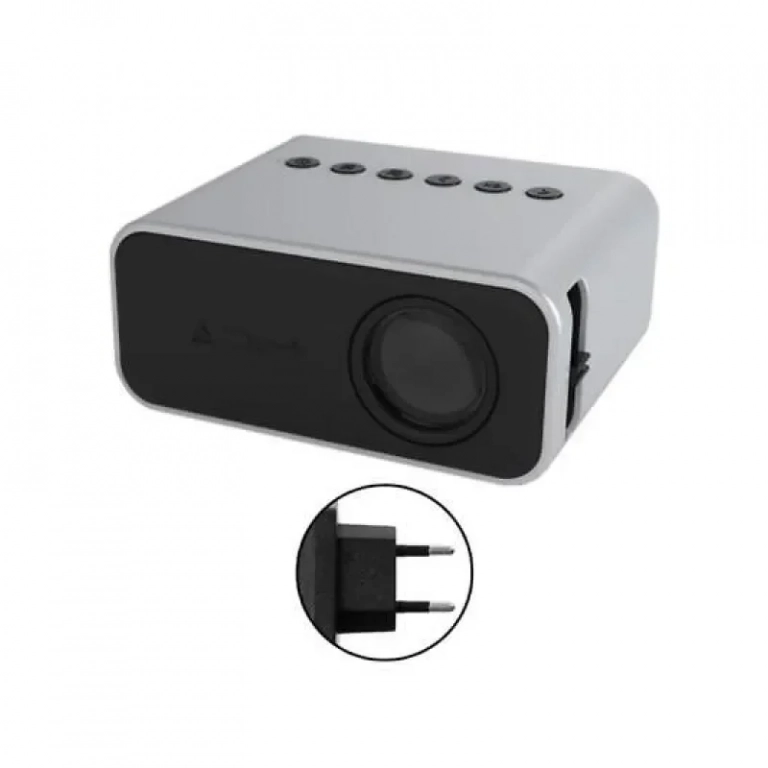 Mini HD Προτζέκτορας LED Full HD 1080P Wownect T500 Λευκό