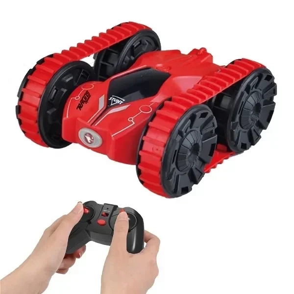 RQ3001 τηλεκατευθυνόμενο αυτοκίνητο stunt διπλής όψης κόκκινο
