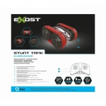 Το πρώτο tank της Exost, το Stunt Tank, είναι εδώ και σαρώνει όλα τα τερέν! Κινείται και στις 2 πλευρές και σκαρφαλώνει πάνω από διαφορετικά εμπόδια. Στα 2,4GHz υποστηρίζει πολλαπλούς παίκτες για ακόμα μεγαλύτερη διασκέδαση. Ηλεκτρικό τηλεκατευθυνόμενο αυτοκίνητο με τηλεχειριστήριο που λειτουργεί με μπαταρίες, απλές ή επαναφορτιζόμενες. Το τηλεκατευθυνόμενο αυτό όχημα είναι σχεδιασμένο για να αναποδογυρίζει και μπορεί να κινηθεί προς όλες τις κατευθύνσεις, να αναδιπλωθεί και να περιστραφεί 360 μοίρες. Επιπλέον, είναι ιδανικό για πίστες με επιφάνεια κυρίως χωμάτινη με άλματα και άλλης μορφής εμπόδια. Χαρακτηριστικά: Τηλεχειριστήριο συχνότητας: 2,4 Ghz Τύπος Οχήματος: Stunt Απόσταση χειριστηρίου: 30 μέτρα Με δυνατότητα κινήσεων: μπροστά, πίσω, αριστερά, δεξιά και στροφή 360° Με φωτισμό Το τηλεχειριστήριο λειτουργεί με μπαταρίες: 2xAAA Διάρκεια λειτουργίας: 18 λεπτά Διάρκεια φόρτισης: περίπου 3 ώρες Διαστάσεις: 16 x 14 x 7 cm