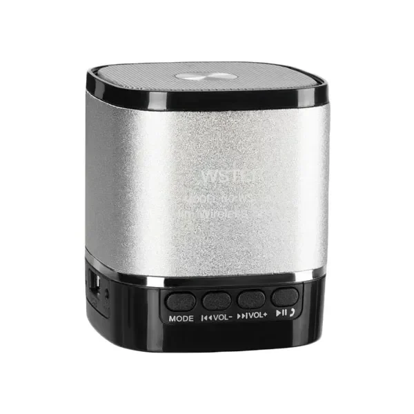Wster Ws-236 Ηχείο Bluetooth 3W Με Ραδιόφωνο Silver