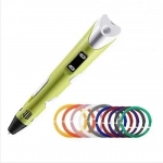 3D Pen Σετ με 10 Επιπλέον Νήματα Εκτύπωσης 40241 Κίτρινο