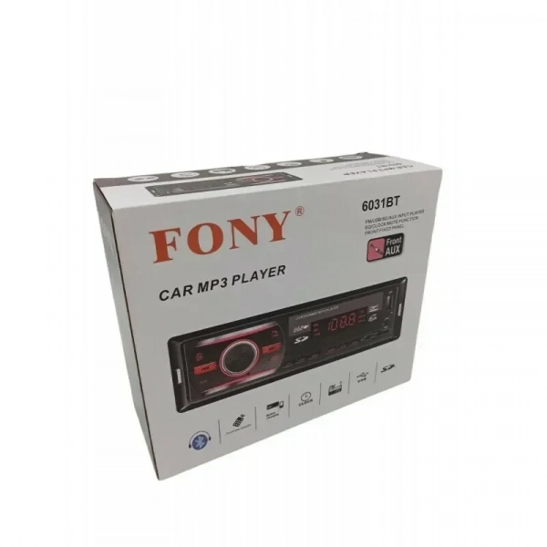 6031BT Ηχοσύστημα Αυτοκινήτου Universal 1DIN (Bluetooth/USB/AUX)