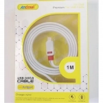 Καλώδιο μεταφοράς δεδομένων USB 2.0 1m Type-C Andowl QY-C068B - Image 3