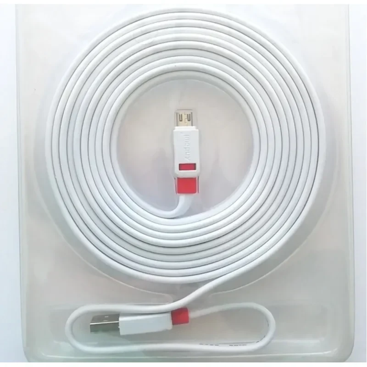 Καλώδιο φόρτισης και μεταφοράς δεδομένων 3m USB 2.0 to Micro USB Andowl QY-C069A - Image 2