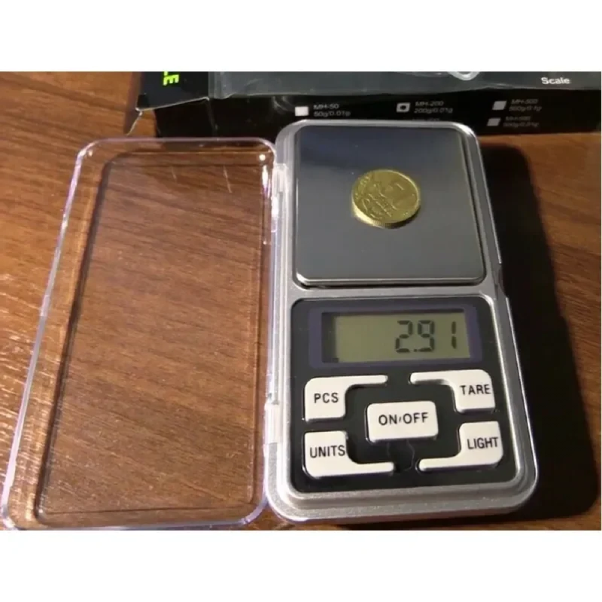 Μίνι ζυγαριά τσέπης με ικανότητα ζύγισης 0.5kg και Υποδιαίρεση 0.01gr Sa03008MSC00SL