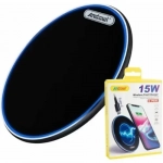 Ασύρματος φορτιστής (Qi Pad) 15W μαύρος Andowl (Q-PD20)