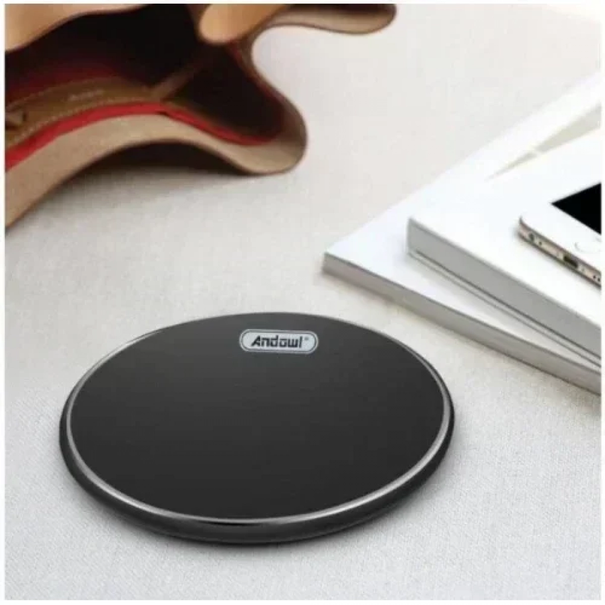 Ασύρματος φορτιστής (Qi Pad) 15W μαύρος Andowl (Q-PD20)