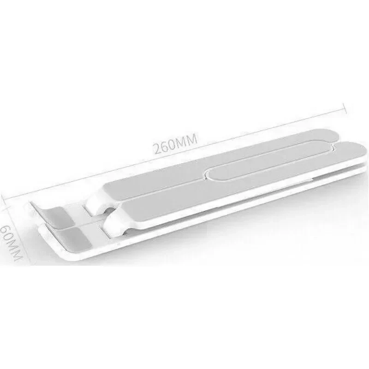 Πτυσσόμενη βάση για laptop-notebook-tablet έως 15.6" με 6 ρυθμιζόμενα ύψη Andowl P1 λευκή
