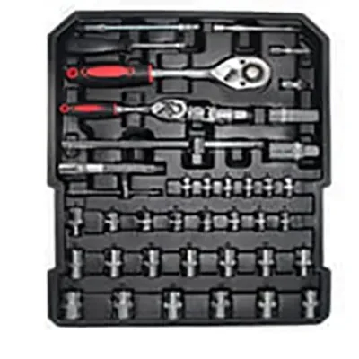 Επαγγελματική μεταλλική εργαλειοθήκη βαλίτσα σετ 187 εργαλείων PS-107592