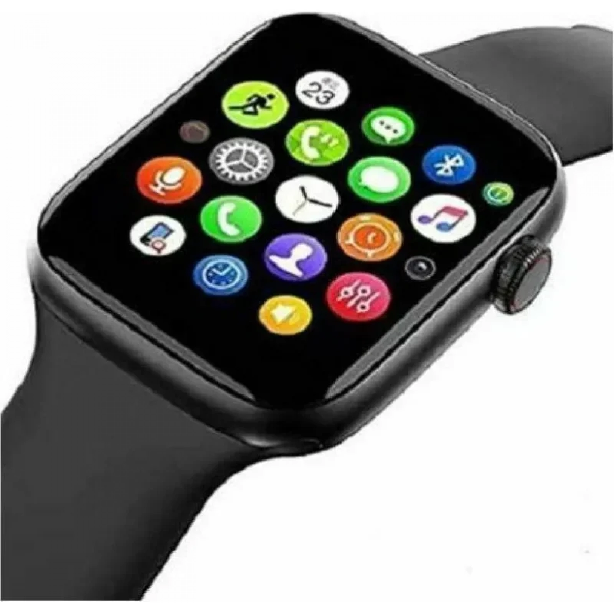 Smartwatch με παλμογράφο και οθόνη αφής T500 Plus μαύρο