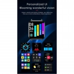 Smartwatch με παλμογράφο και οθόνη αφής T500 Plus μαύρο