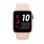 Smartwatch με παλμογράφο και οθόνη αφής T500 Plus ροζ