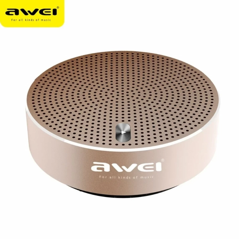 Awei Y-800 Ηχείο Bluetooth 3W με 2 ώρες Λειτουργίας Χρυσό