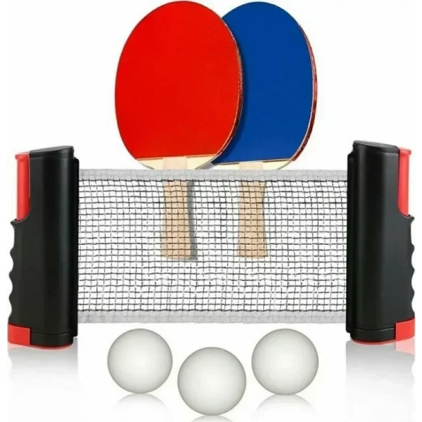 Επιτραπέζιο ρυθμιζόμενο σετ πινγκ πονγκ retractable table tennis set
