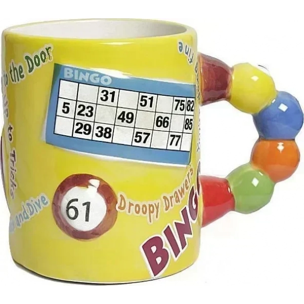 Bingo Κούπα Κεραμική Κίτρινη 350ml