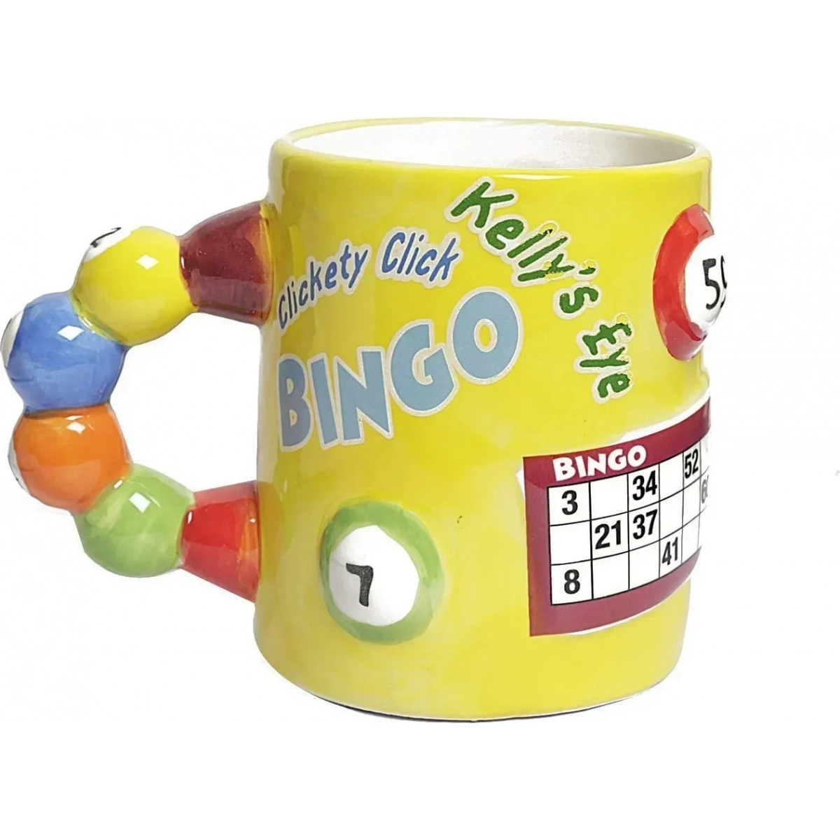 Bingo Κούπα Κεραμική Κίτρινη 350ml - Image 2