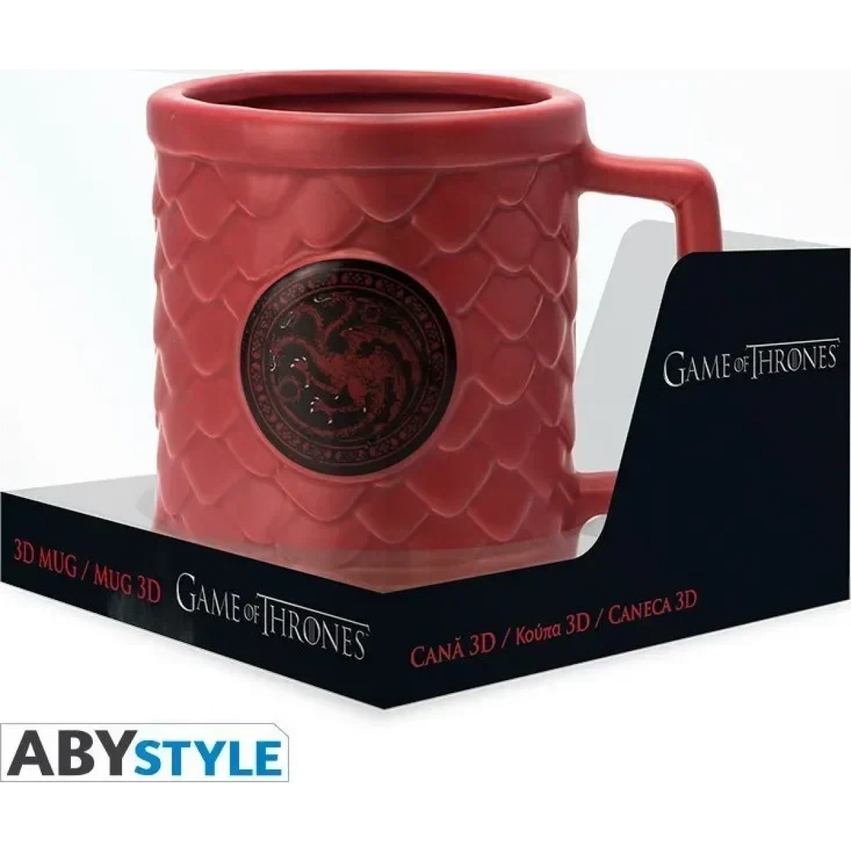 Abysse Game of Thrones - Targaryen Κούπα Κεραμική Κόκκινη 500ml - Image 4