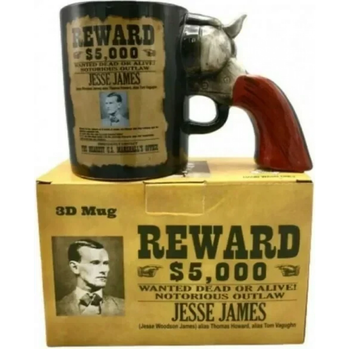 Jesse James Κούπα Κεραμική Μαύρη 500ml - Image 2