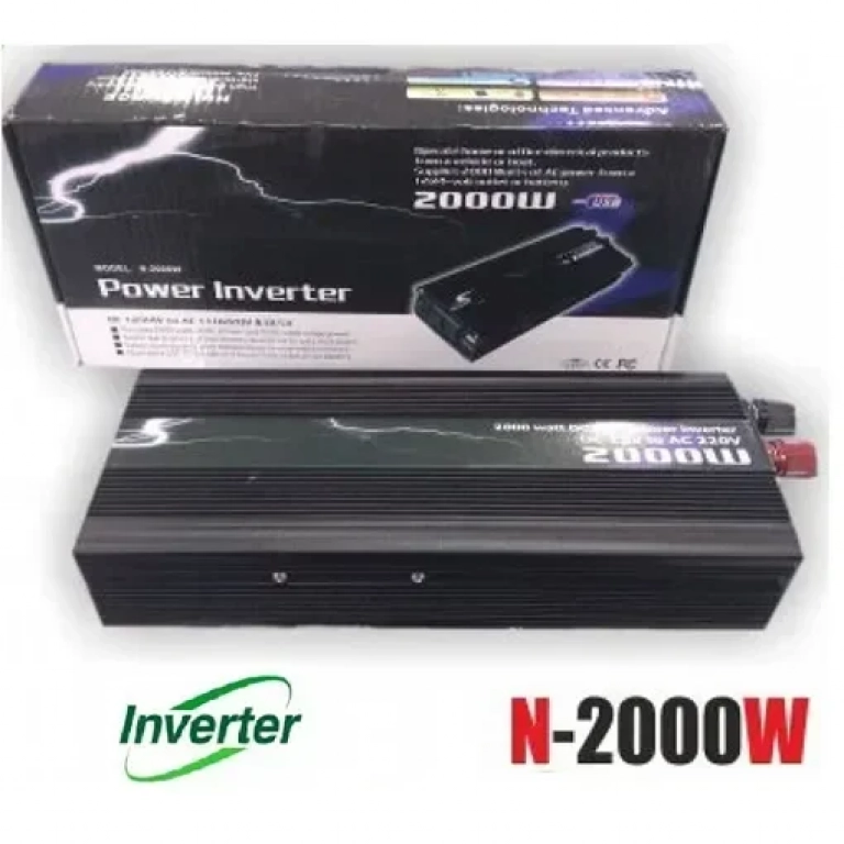 Inverter τροποποιημένου ημιτονίου TBE 2000W 12V σε 220V N-2000W OEM