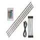 Ταινία LED RGB 4x50cm με Τηλεχειριστήριο SMD5050 USB (5V) USB TV Strip Light