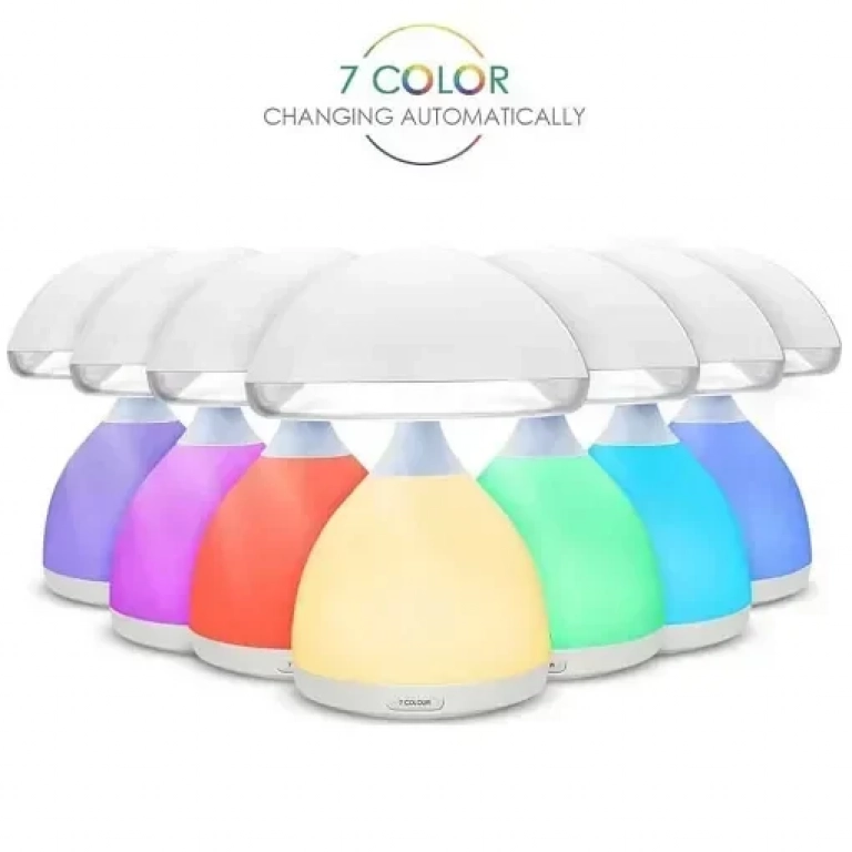 Φωτιστικό Δωματίου 7 Color / Colourful Eye Mushroom Lamp - HUIAN HC868 (OEM)