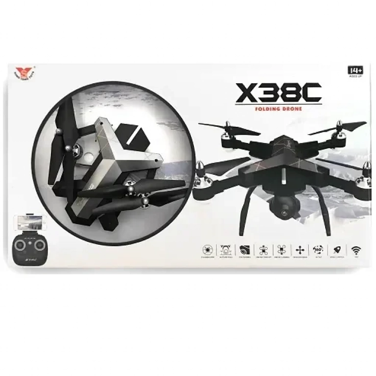 Smart X38C Drone FPV με Κάμερα 720p και Χειριστήριο, Συμβατό με Smartphone
