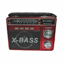 Waxiba XB-3813U Επιτραπέζιο Ραδιόφωνο με USB Κόκκινο
