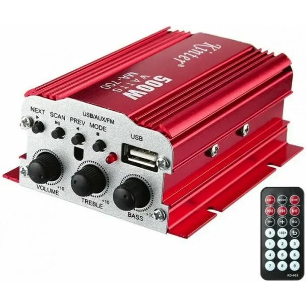 Ενισχυτής με λειτουργία Karaoke MA-700 σε Κόκκινο Χρώμα