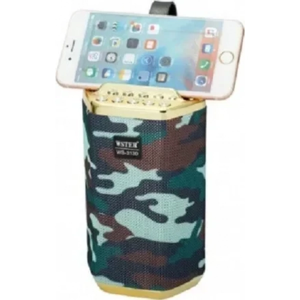 WSTER Ηχείο Bluetooth 5W με Ραδιόφωνο και 4 ώρες Λειτουργίας Army