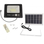 Ηλιακός Solar προβολέας αδιάβροχος 80W 79 SMD 6500K 7200LM με φωτοβολταϊκό πάνελ, τηλεχειριστήριο και χρονοδιακόπτη IP67 W719