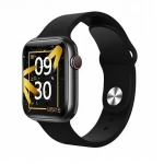 Ezra T55 44mm Smartwatch με Παλμογράφο (Μαύρο) (1548)