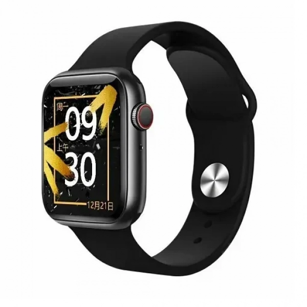 Ezra T55 44mm Smartwatch με Παλμογράφο (Μαύρο) (1548)