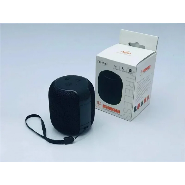 WSTER Mini WS305 Ηχείο Bluetooth 3W με 4 ώρες Λειτουργίας Black