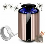 2 σε 1 Εξολοθρευτής Κουνουπιών LED & Απωθητικό Τρωκτικών με Υπερήχους και Αναρρόφηση