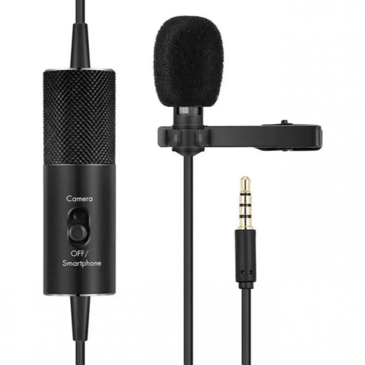 Andowl Electret Μικρόφωνο με Βύσμα 3.5mm Q955S Πέτου για Κάμερα