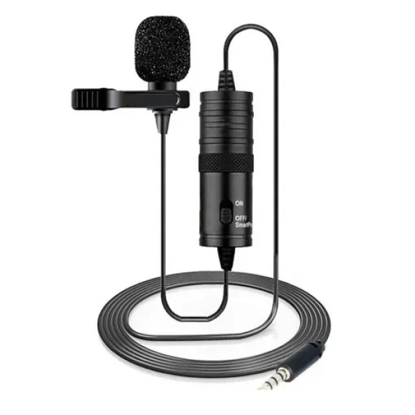 Andowl Electret Μικρόφωνο με Βύσμα 3.5mm Q955S Πέτου για Κάμερα